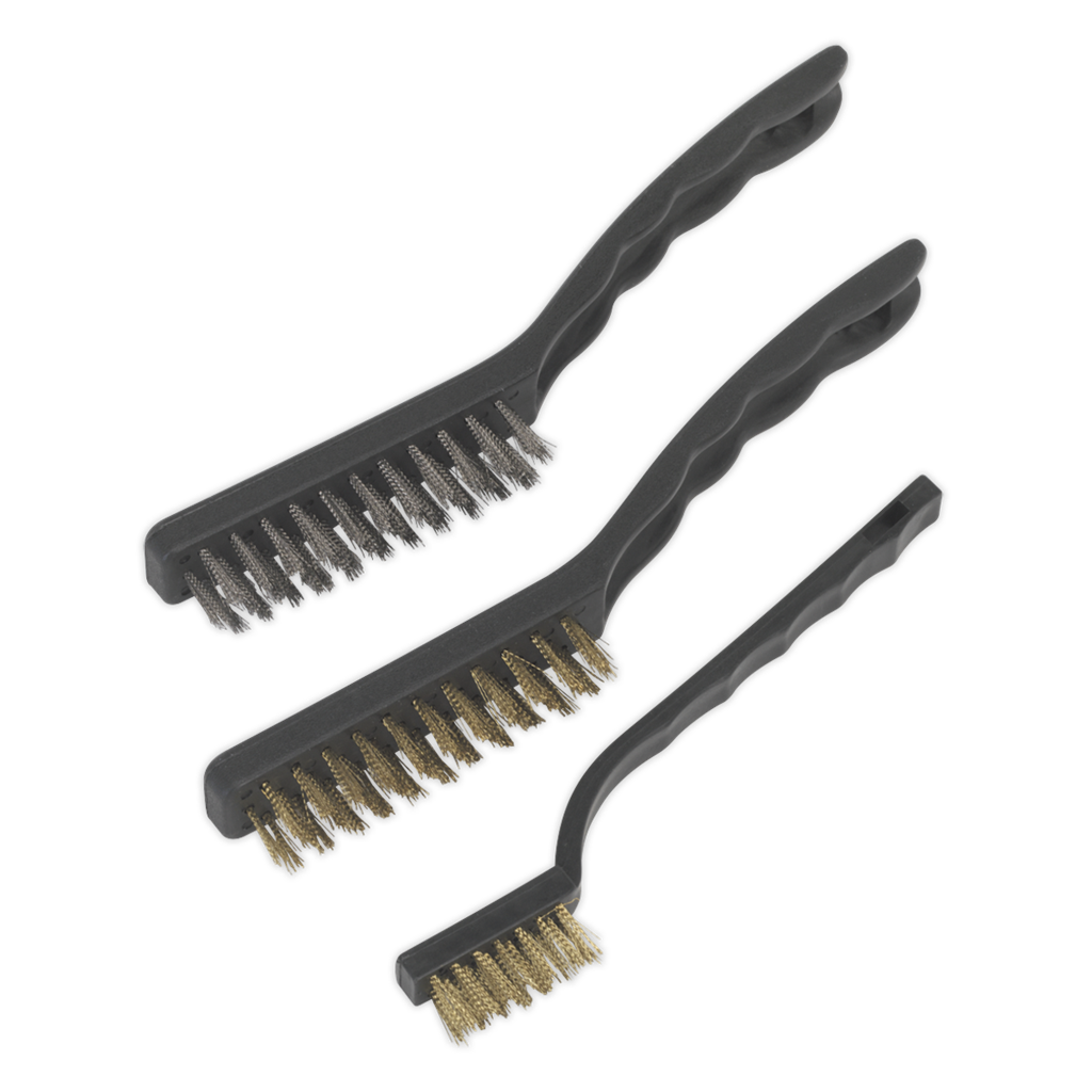 Wire Brush Set Auto Engineer&#39;s 3pc