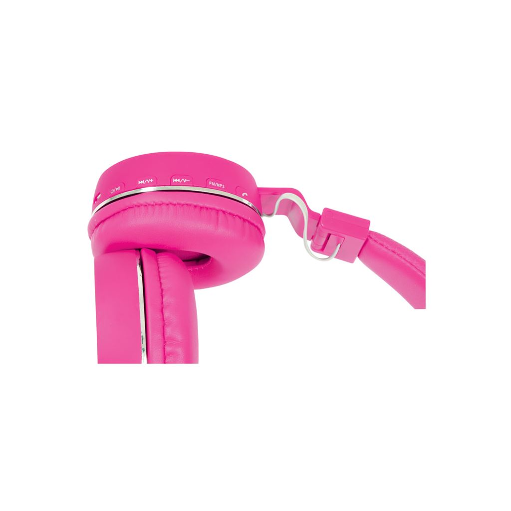 Wireless Bluetooth Headphones - Pink - PBH10-PNK