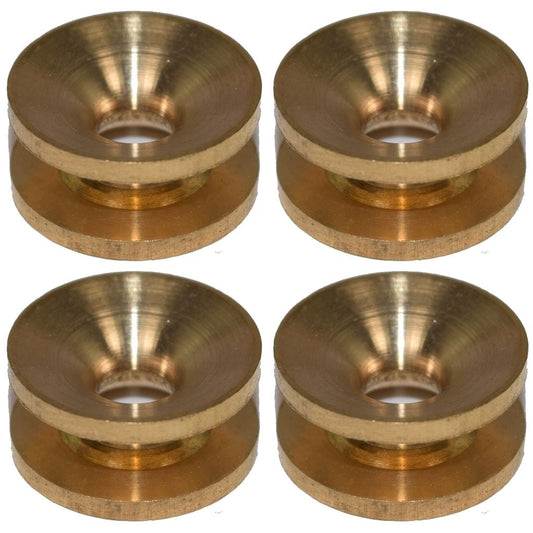 Pack Of 4 Universal 2 Line Strimmer Head Brass Eyelets