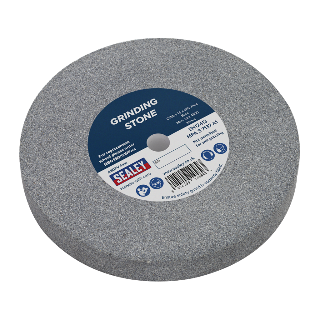 Grinding Stone &#216;150 x 16mm &#216;13mm Bore A60P Fine