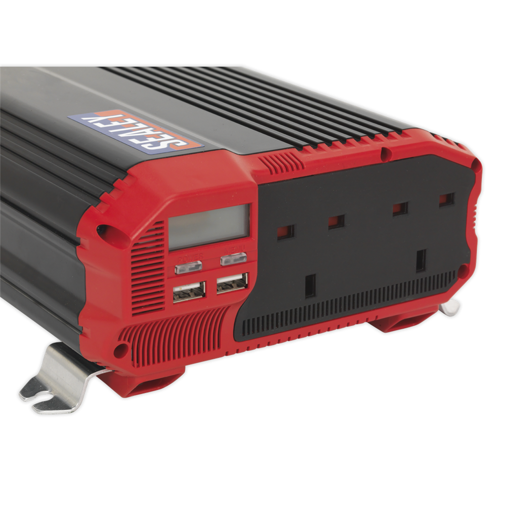 Power Inverter Modified Sine Wave 1500W 12V DC - 230V ~ 50Hz