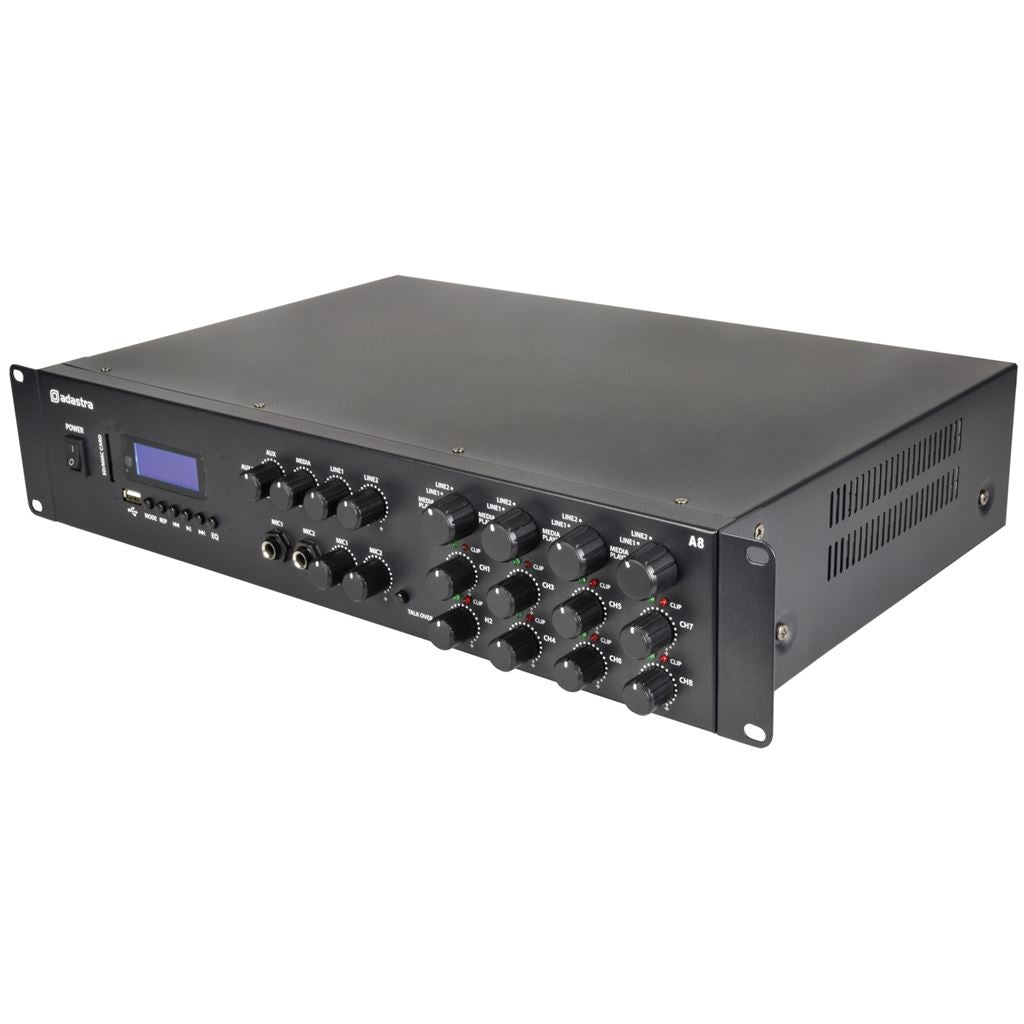 A-series Multi Zone Stereo Amplifiers - A8 Quad Amplfier 8x200W