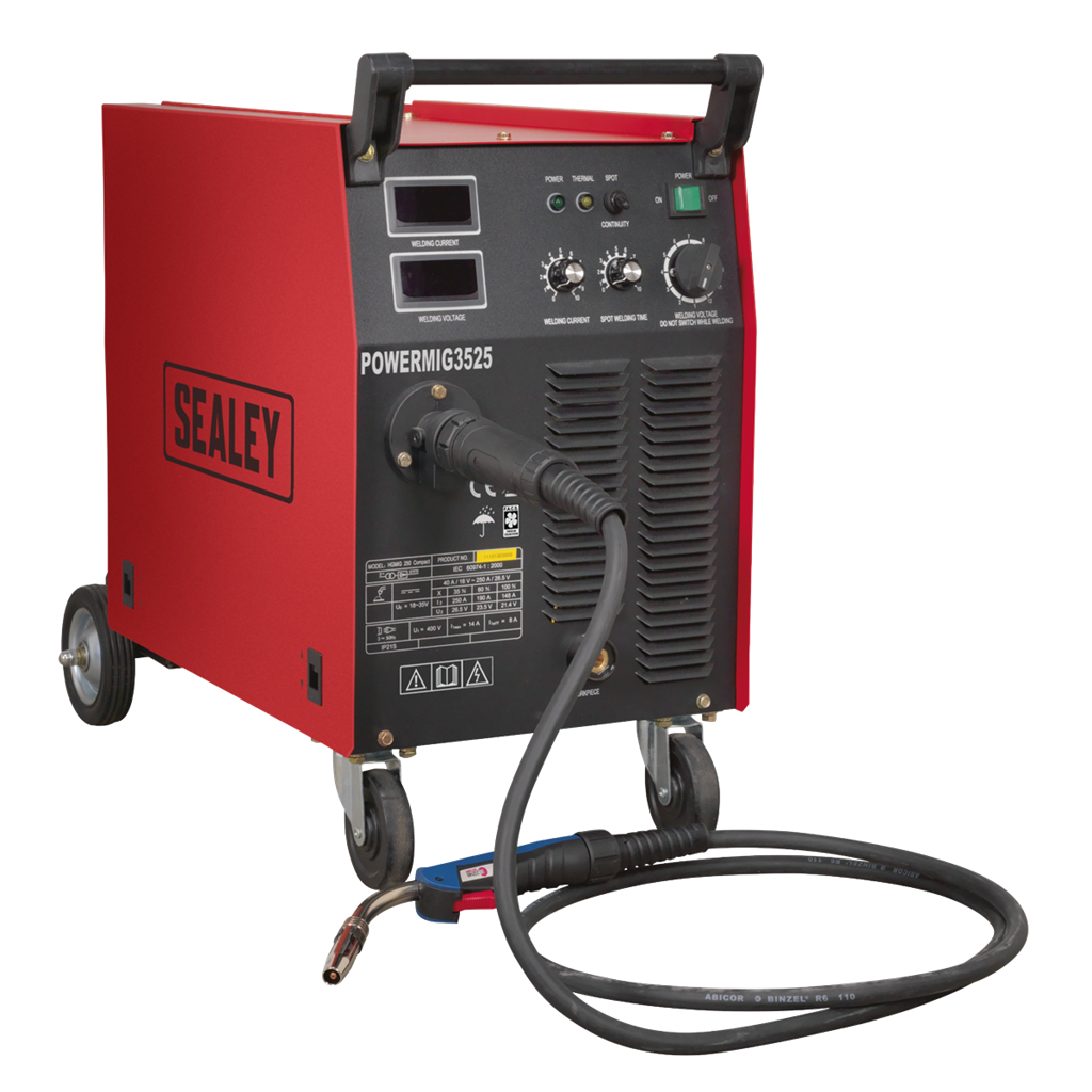 Professional MIG Welder 250A 415V 3ph with Binzel&#174; Euro Torch