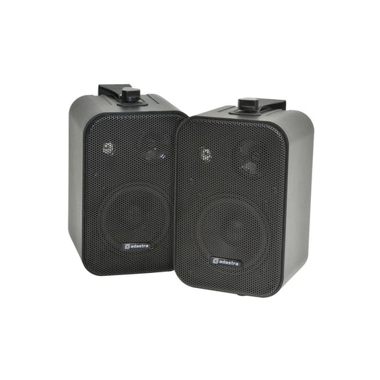 100V Line Background Speakers 4 Inch - 4" 30W Black Pair - B30V-B