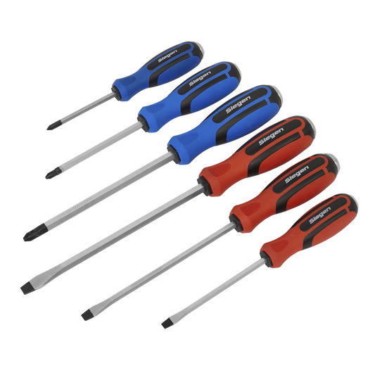 Screwdriver Set 6pc Hammer-Thru