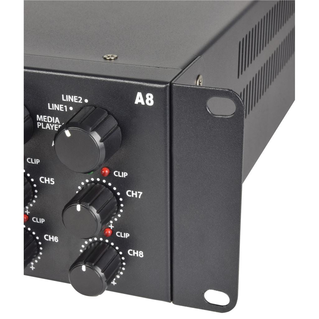 A-series Multi Zone Stereo Amplifiers - A8 Quad Amplfier 8x200W