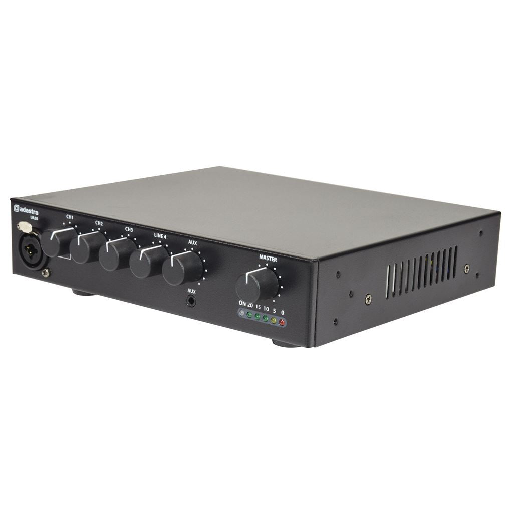 UA Series Compact 100V Mixer-Amplifiers - UA30 5ch MixerAmp