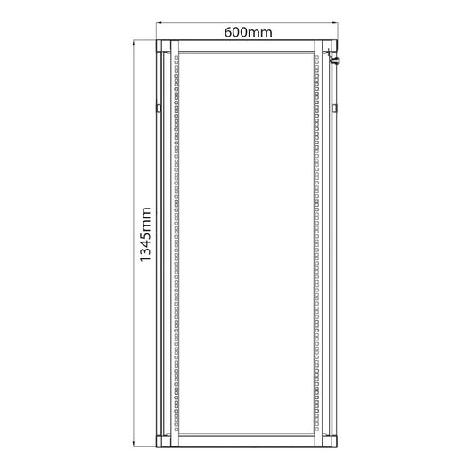 19" Rack Cabinets - 28U x 450mm Deep - RC28U450