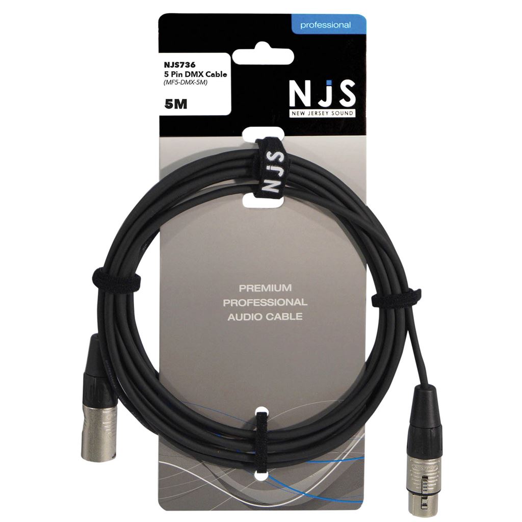 XLR to XLR 5 Pin DMX Cable