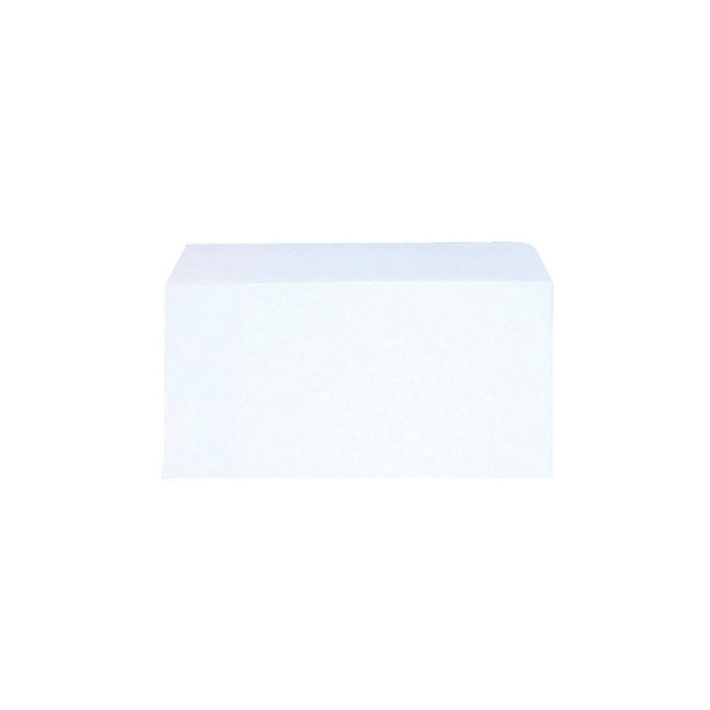 White DL Self Seal Plain Envelopes - 80gsm - Box of 1000