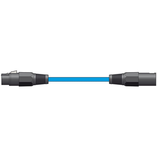 Classic Microphone Leads XLR Female - XLR Male - 1.5m Blue - XF-XM150BL