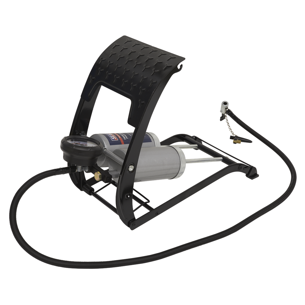 Foot Pump Twin Barrel