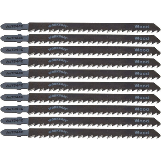 Jigsaw Blade for Wood 105mm 6tpi Pack of 10