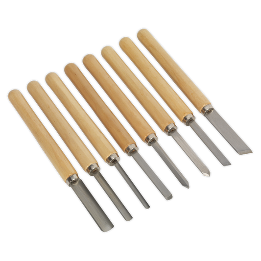 Wood Turning Chisel Set 8pc