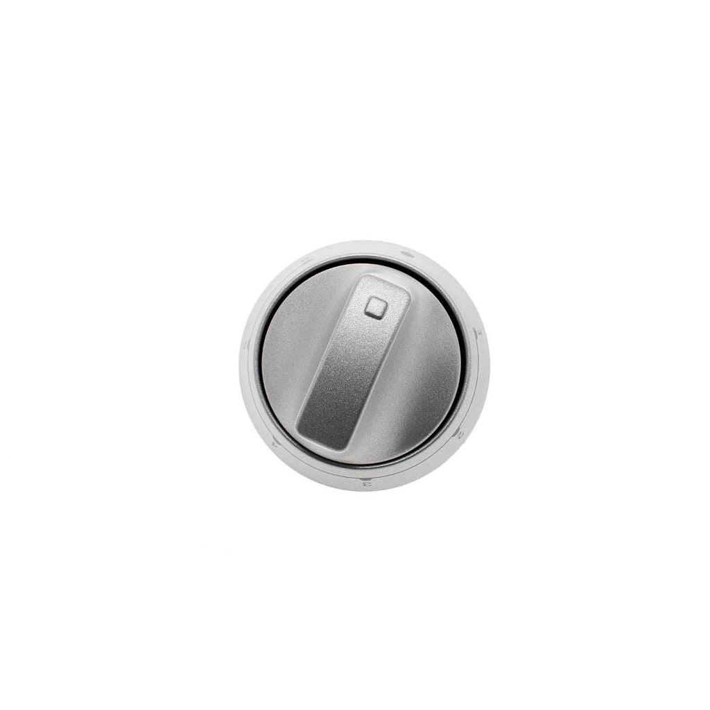 Knob 6 Heat Silver for Hotpoint Cookers and Ovens