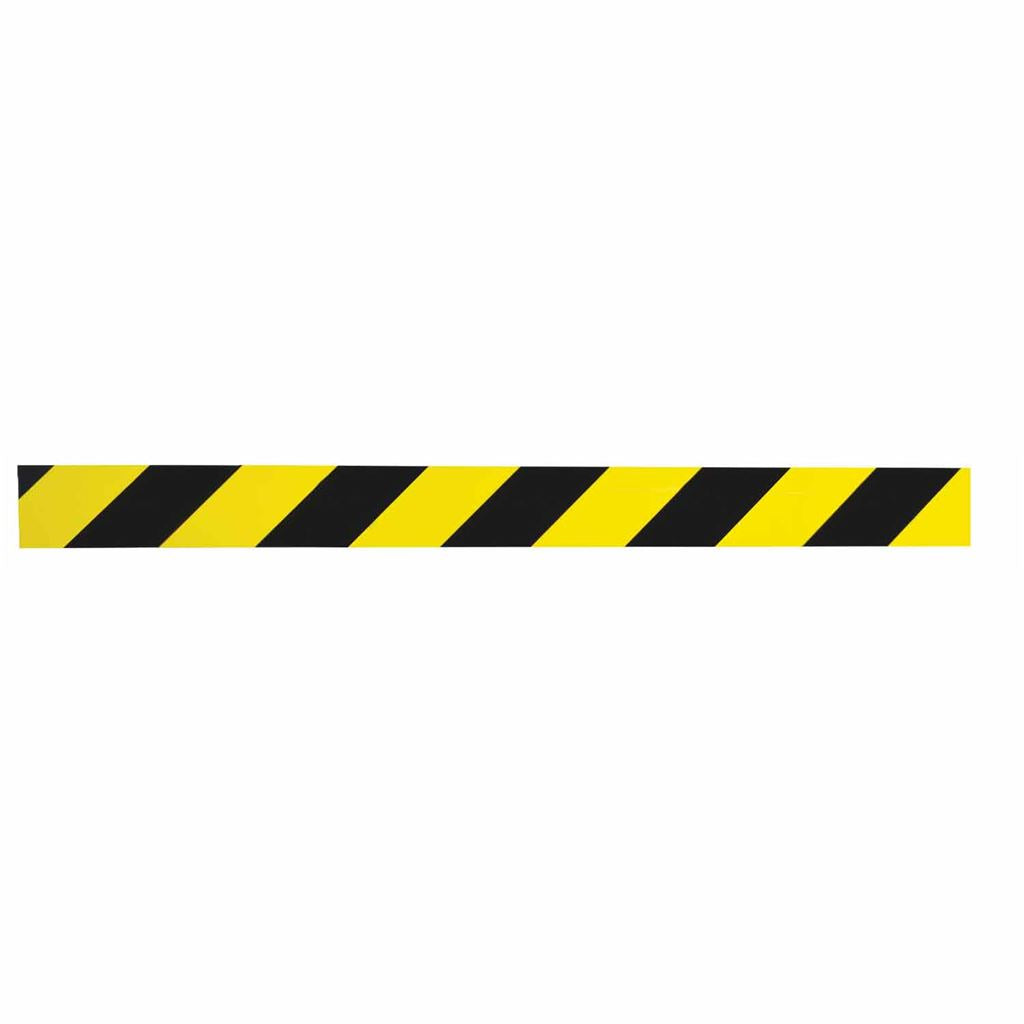 Hazard warning tape 50mm x 33m - Blk/Yell