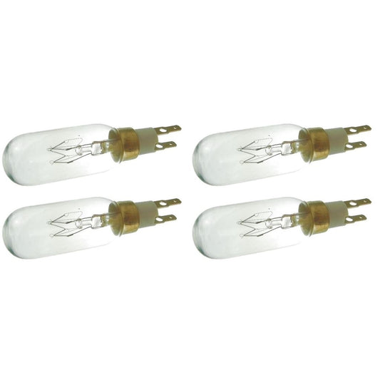 4 x American Style T Click 40W 240V Fridge Freezer Bulb Lamp