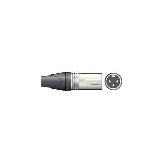 Neutrik&#174; NC3MXX 3-pole XLR Line Connector - Plug, Bulk