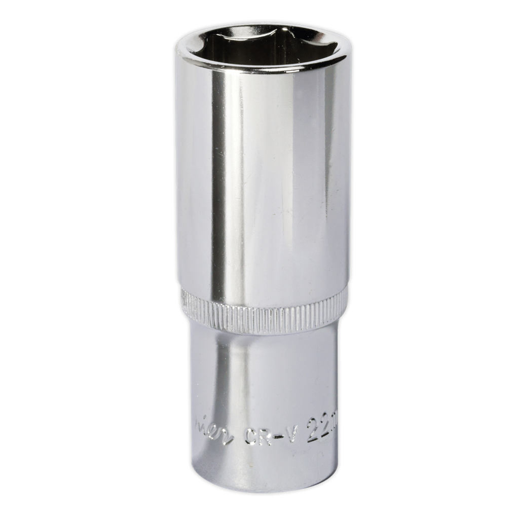 WallDrive&#174; Socket 22mm Deep 1/2"Sq Drive Fully Polished