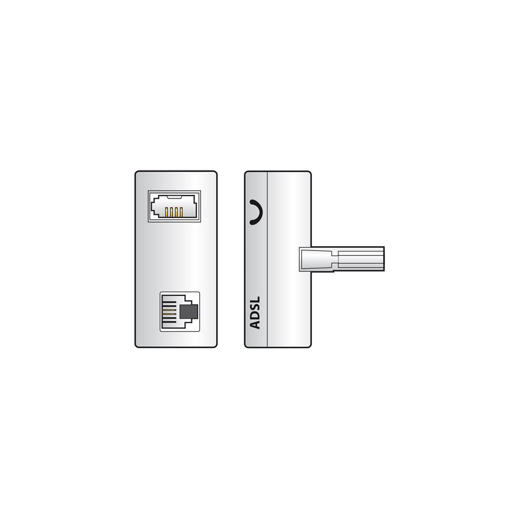 Adaptor ADSL Filter BT431A Plug – RJ11 Socket + BT431A Socket - Signal