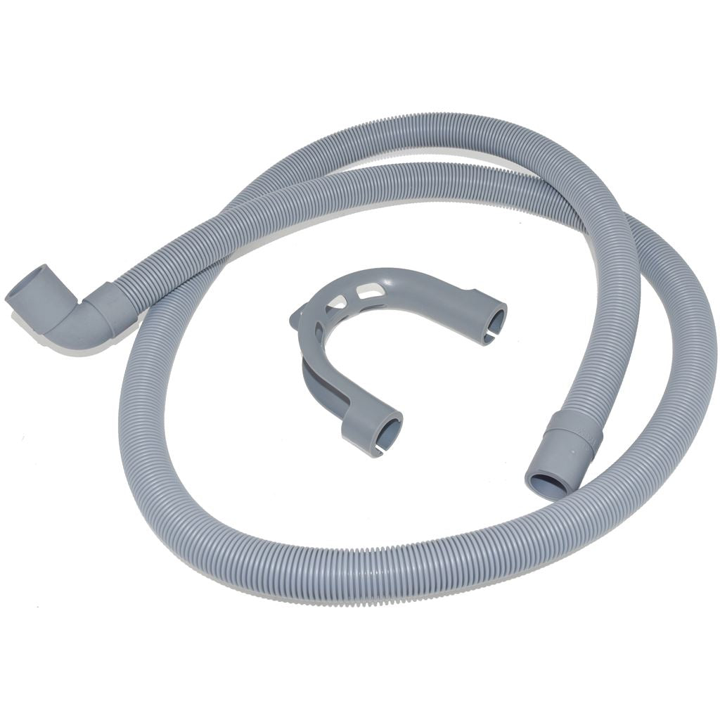 Miele Compatible Dishwasher Outlet Drain Hose 90&#176; Bent End 22mm with Hook