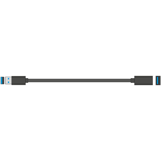 USB 3.0 Type-A Plug to Type-A Socket Leads