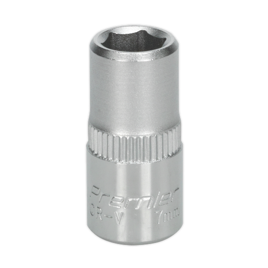 WallDrive&#174; Socket 7mm 1/4"Sq Drive