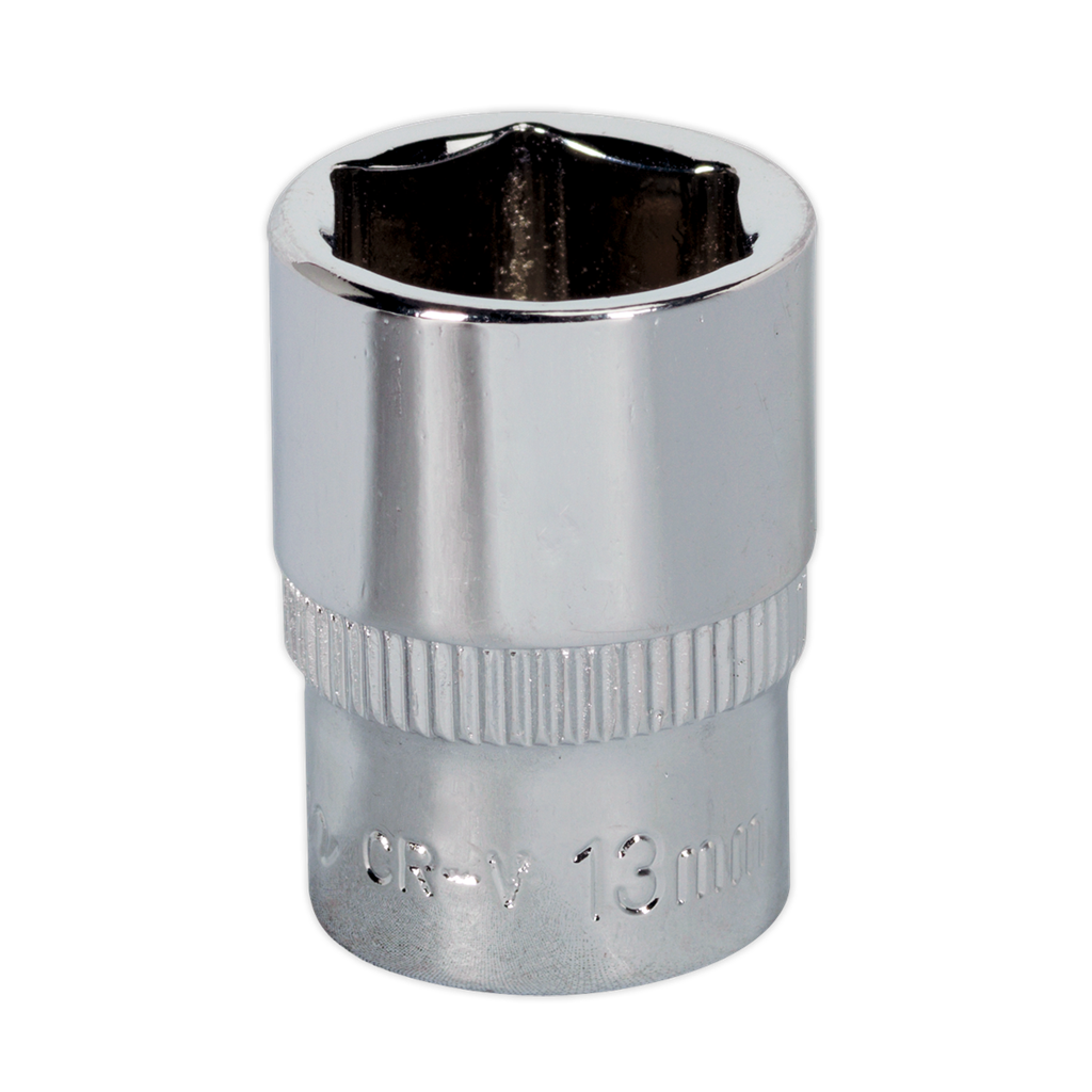 WallDrive&#174; Socket 13mm 1/4"Sq Drive Fully Polished