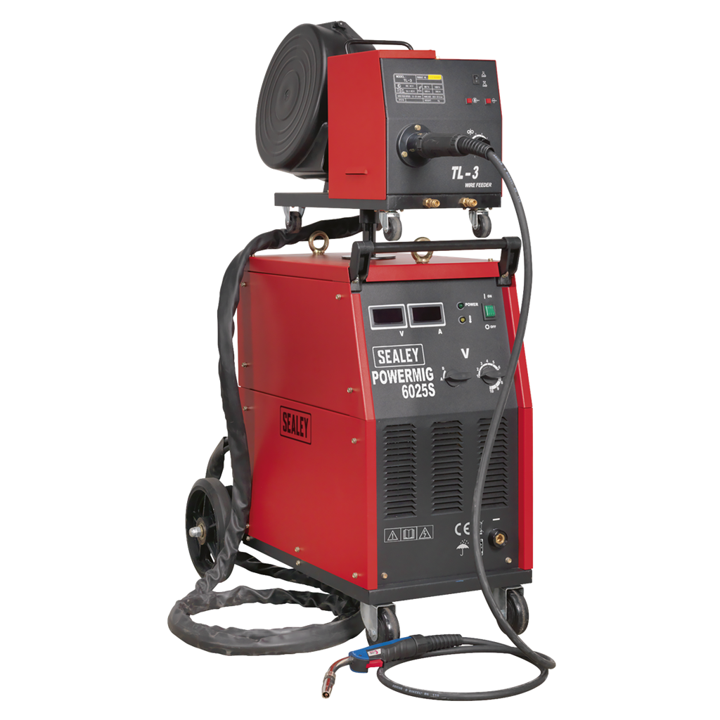 Professional MIG Welder 250A 415V 3ph with Binzel&#174; Euro Torch & Portable Wire Drive