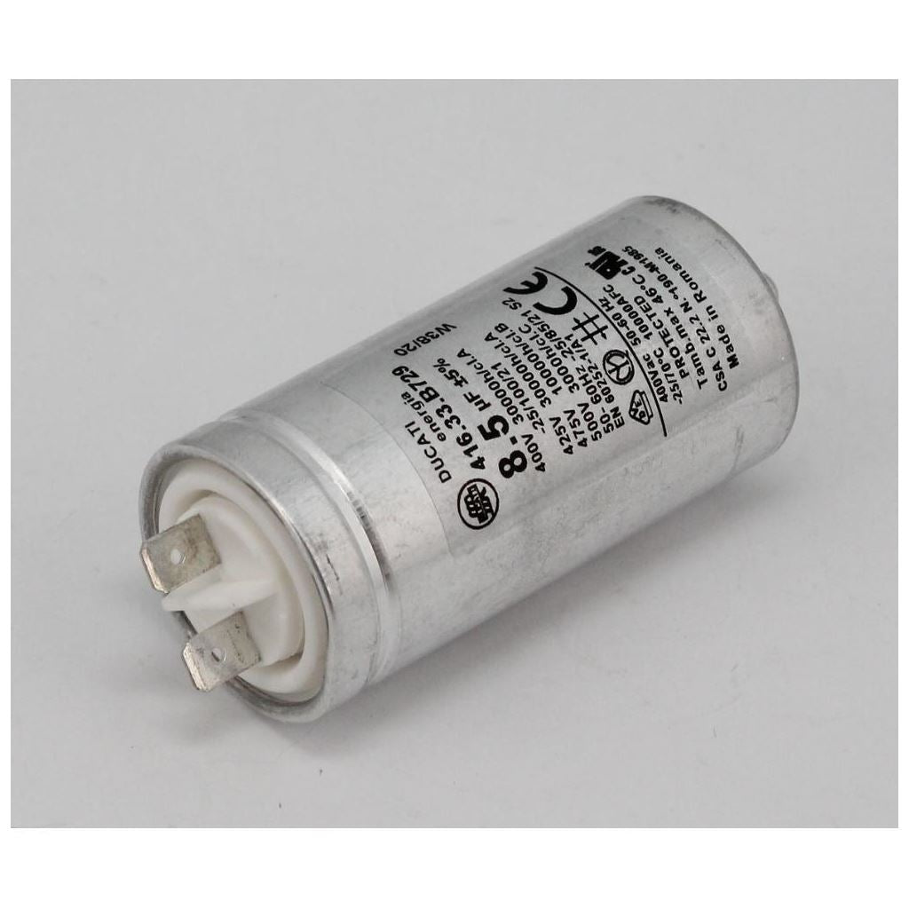 Capacitor 8.5uf (duc Ati) for Hotpoint/Indesit Tumble Dryers and Spin Dryers