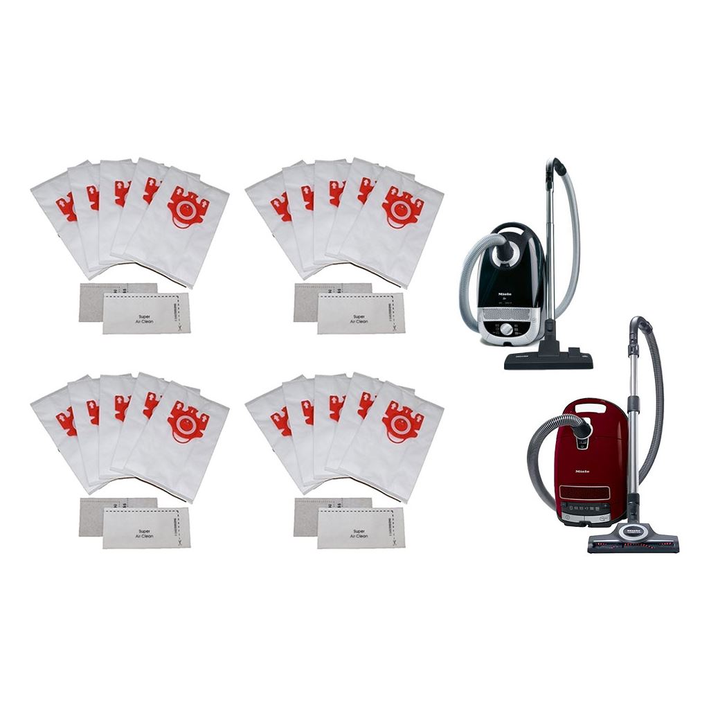 Miele FJM 3D Efficiency Vacuum Cleaner Dust Bags 20 Pack + Filters
