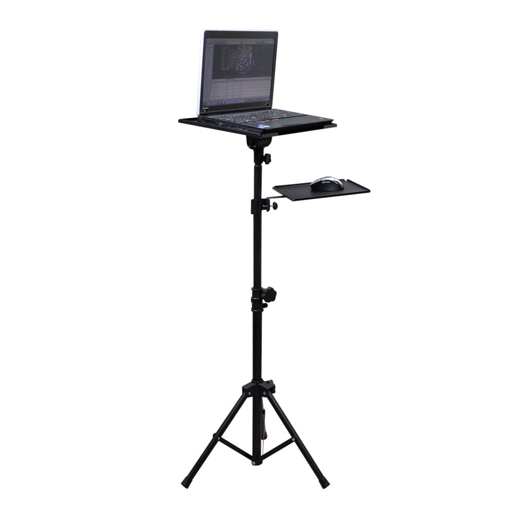 Adjustable Tripod Laptop Stand with Mouse Shelf