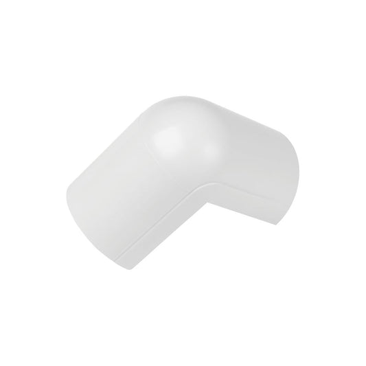 Clip over trunking accessories 50x25 - Clip-Over white External Bend 50x25mm Bag of - FLEB5025W-5PK