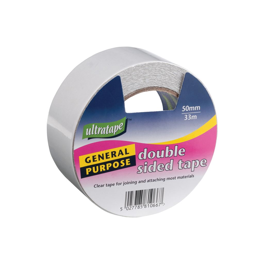 Ultratape Double Sided Tape - 50mm x 33m - DST5033