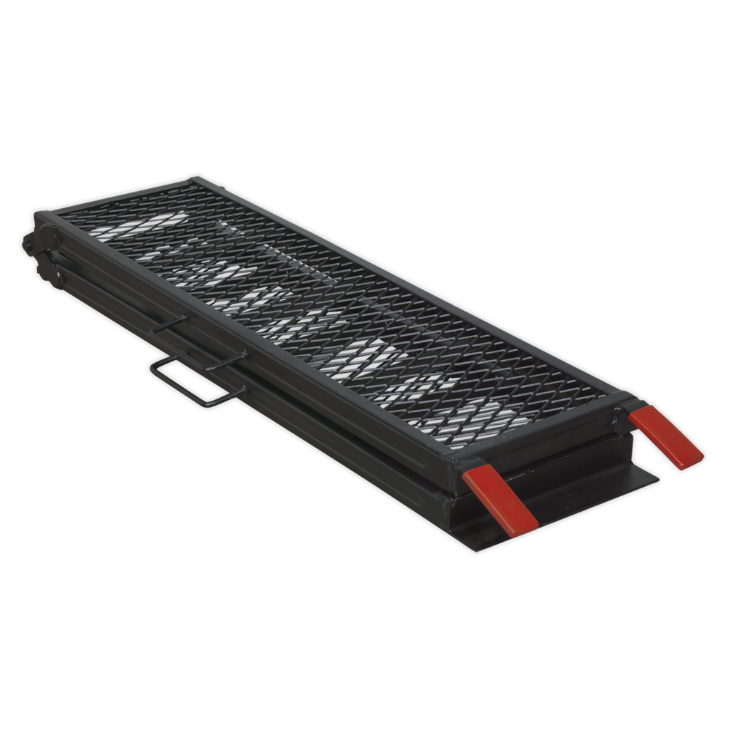 Steel Mesh Folding Loading Ramp 360kg Capacity