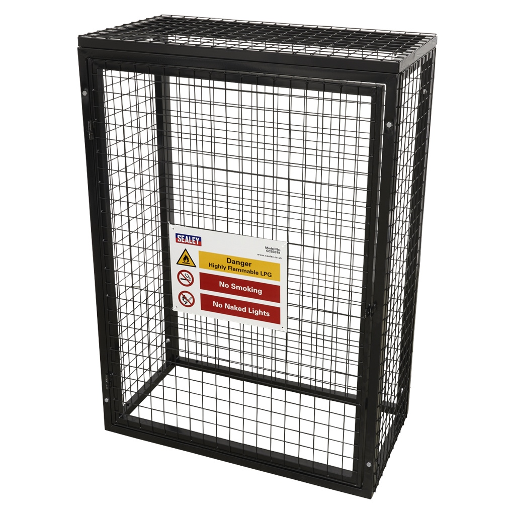 Safety Cage - 3 x 19kg Gas Cylinders