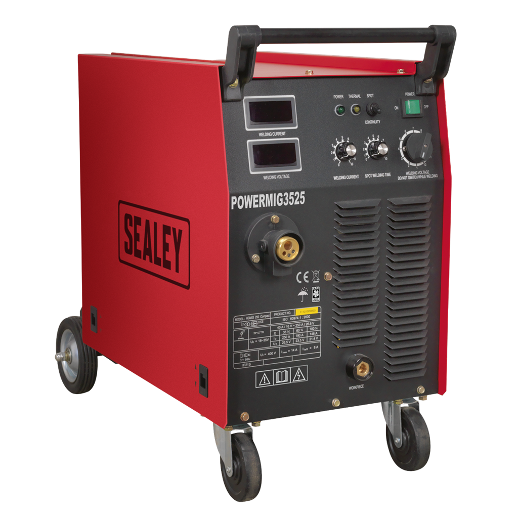 Professional MIG Welder 250A 415V 3ph with Binzel&#174; Euro Torch