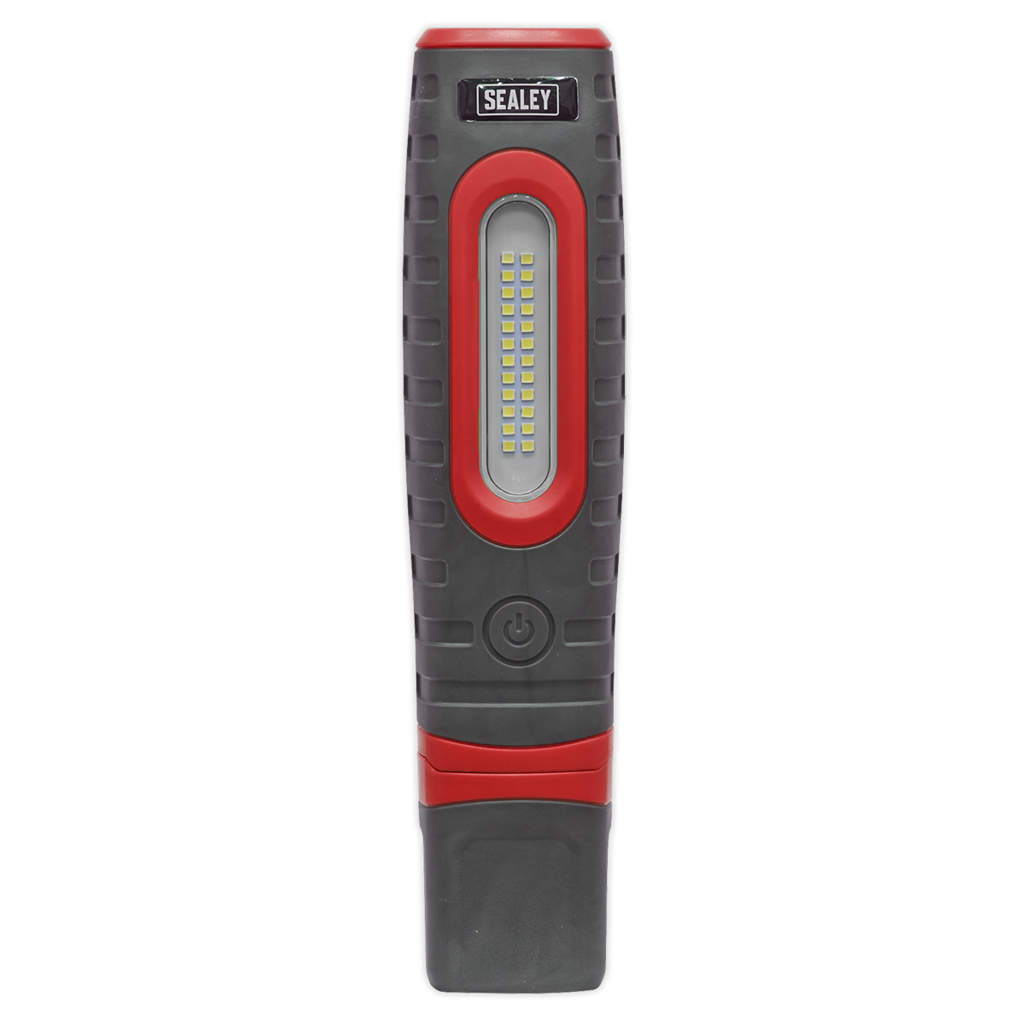 Rechargeable 360&#176; Inspection Light 24 SMD & 3W SMD LED Red 2 x Lithium-ion