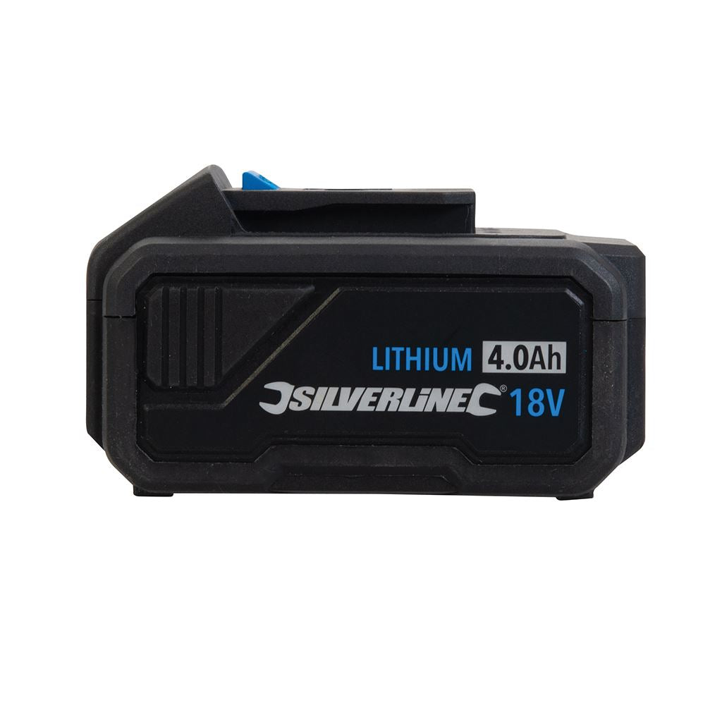 Silverline 18V Li-ion Battery 4.0Ah - 4Ah