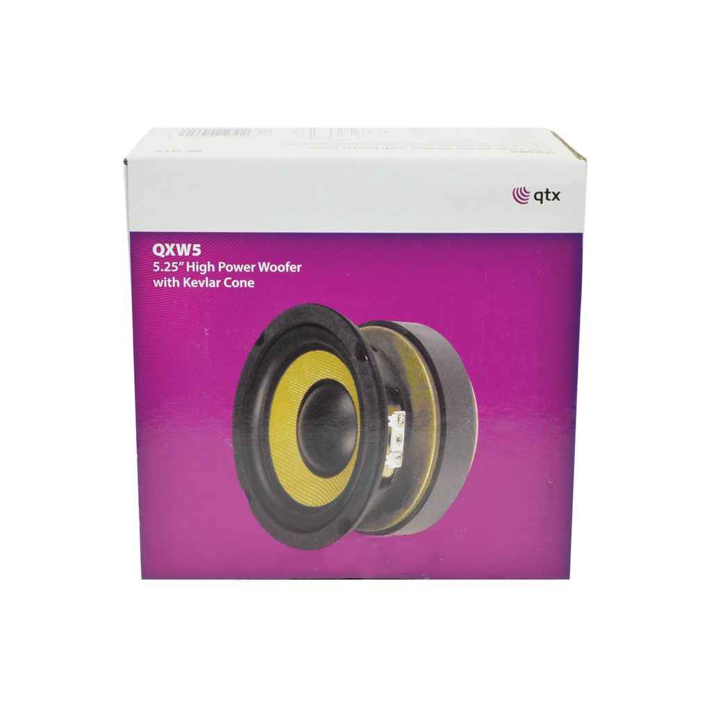 High Power Woofers with Aramid Fibre Cone - 5.25" - QXW5