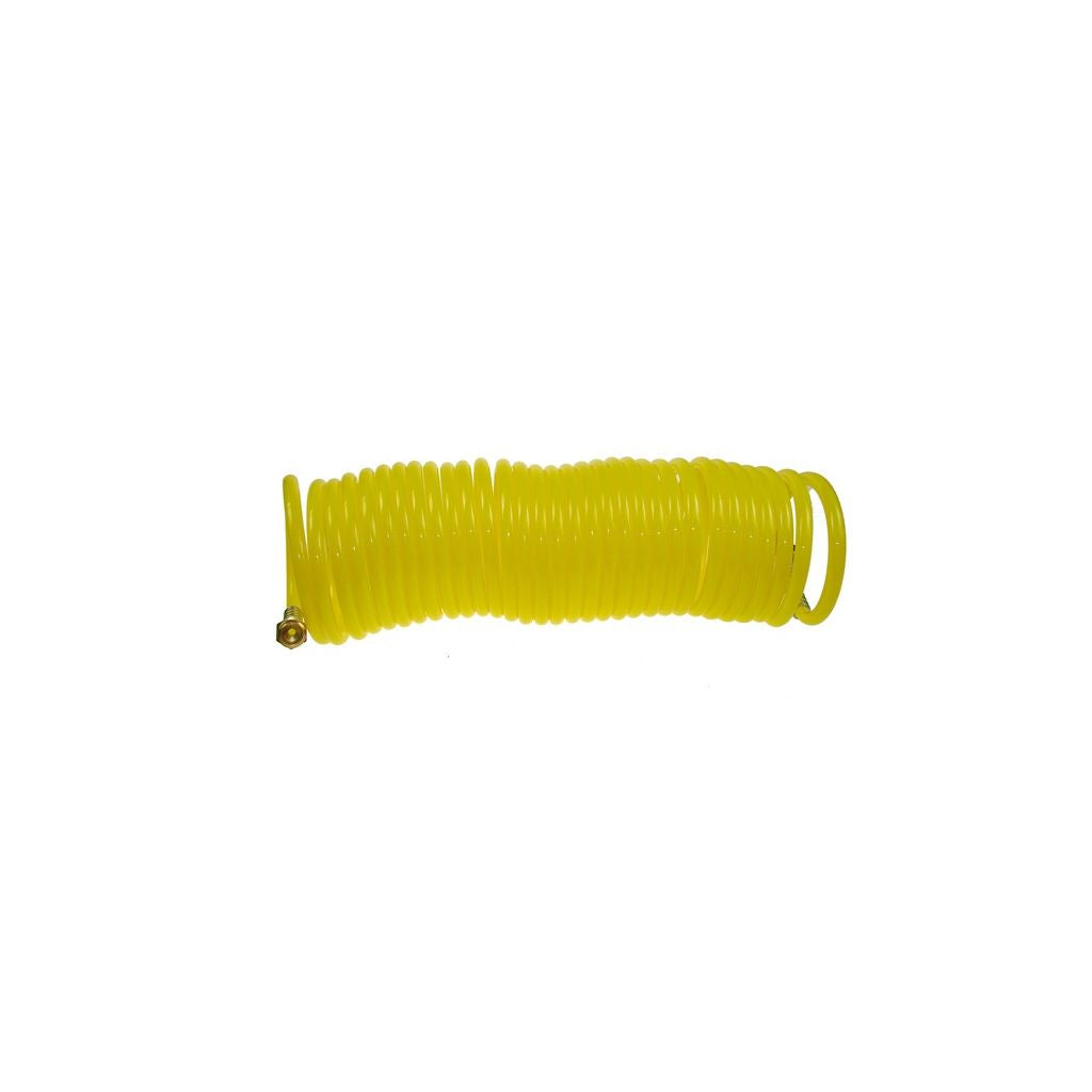 Coiled UPVC Air Hose With 1/4in. BSP Female Fittings - 25