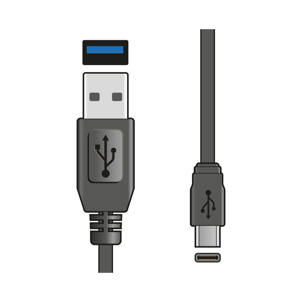 USB3.0 Type-A to Type-C Sync & Charge Lead 1.5m