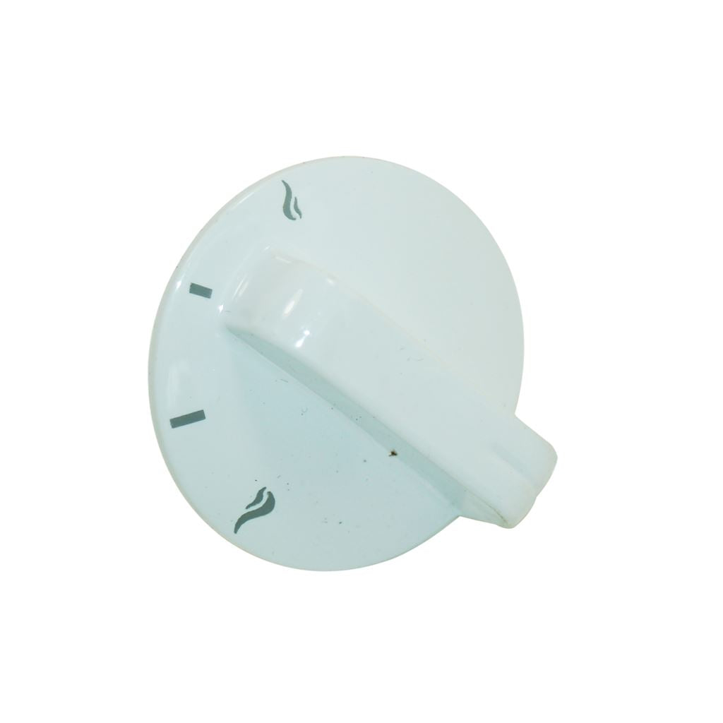 Knob White Single for Creda/Hotpoint/Cannon Cookers and Ovens