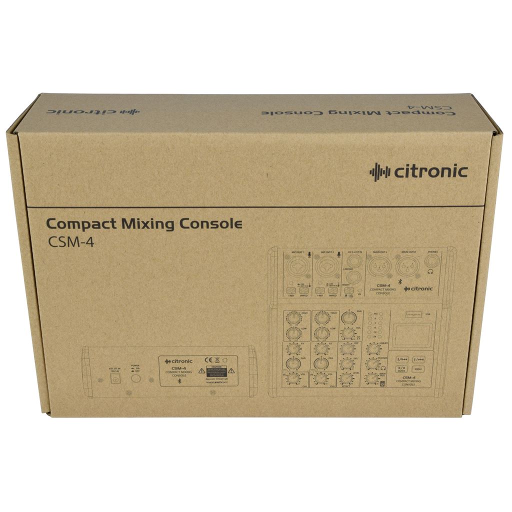 CSM Compact Mixers With USB / Bluetooth - CSM-4 Player