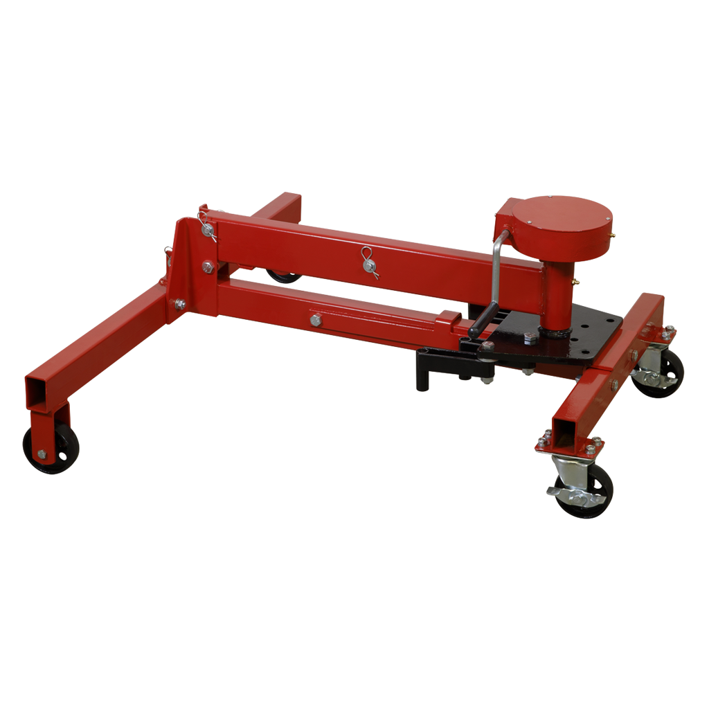 Folding 360&#186; Rotating Engine Stand with Geared Handle Drive 450kg Capacity