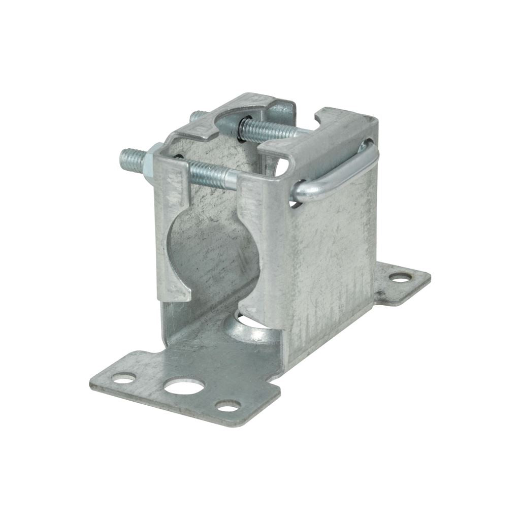 Pressed Facia Mast Bracket with Clamp - clamp- bulk - AE4085