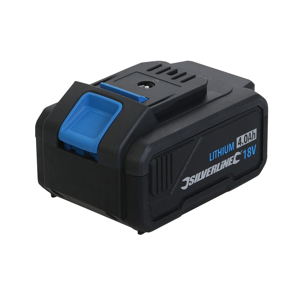 Silverline 18V Li-ion Battery 4.0Ah - 4Ah