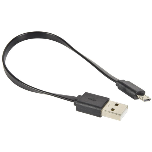 Micro USB Short Sync & Charge Flat Cable 20cm