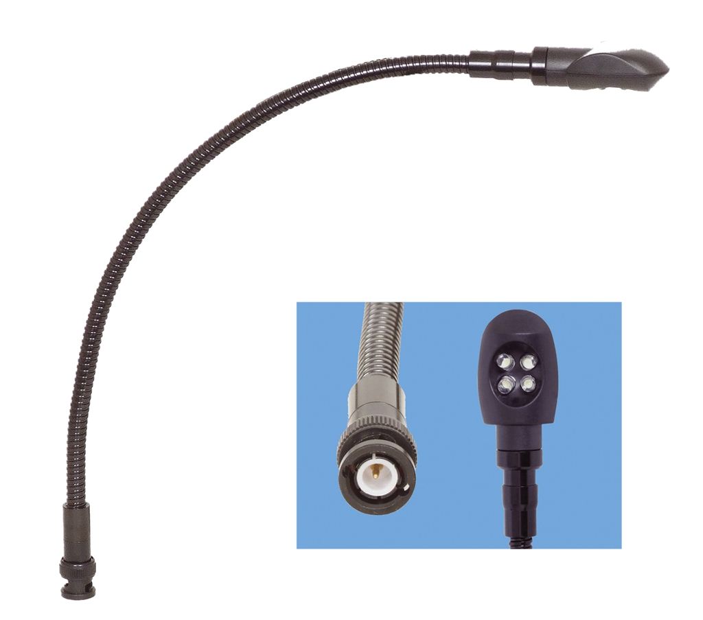 12v Ultra bright LED 360mm Gooseneck With BNC Socket