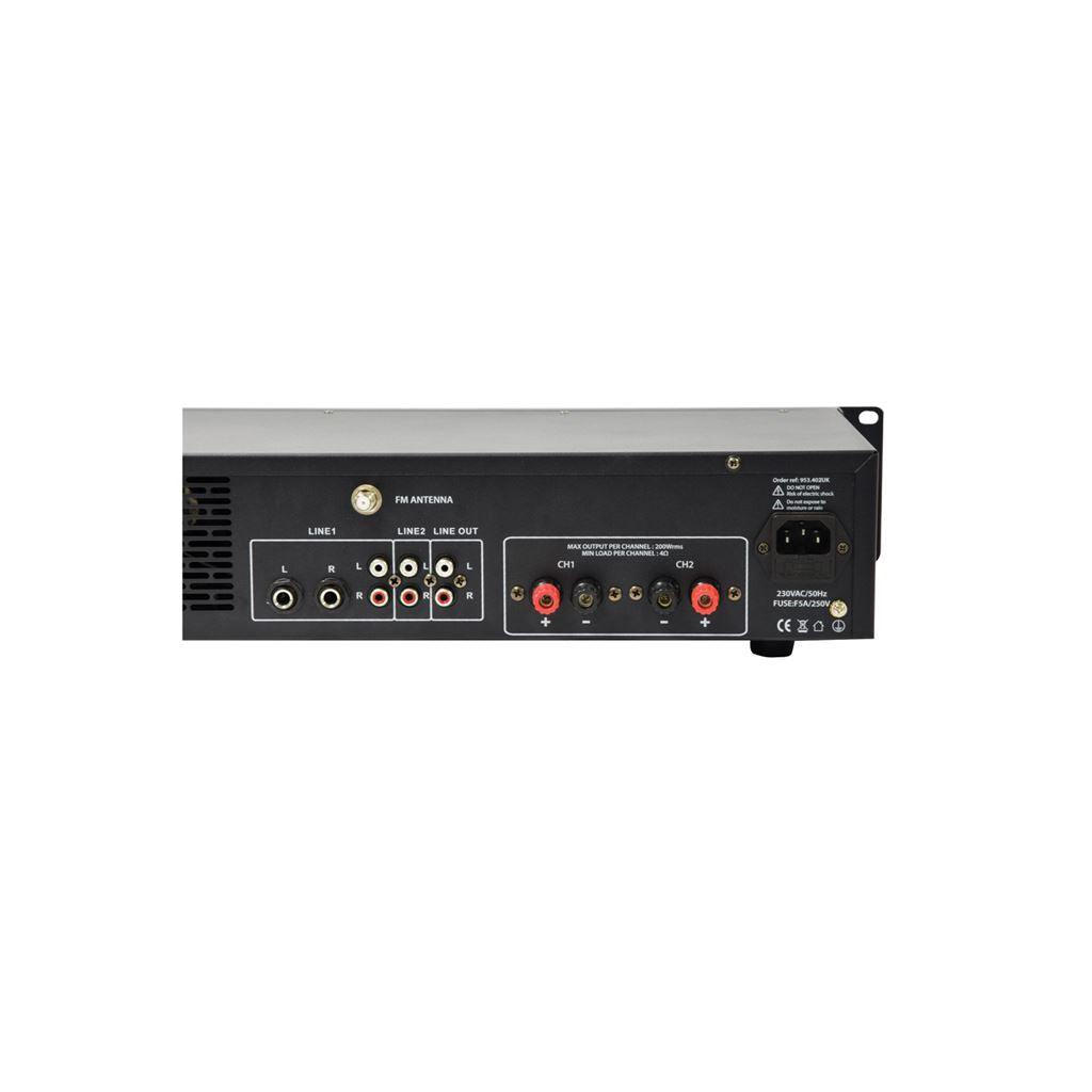 A2 Stereo PA Amplifier 2 x 200W